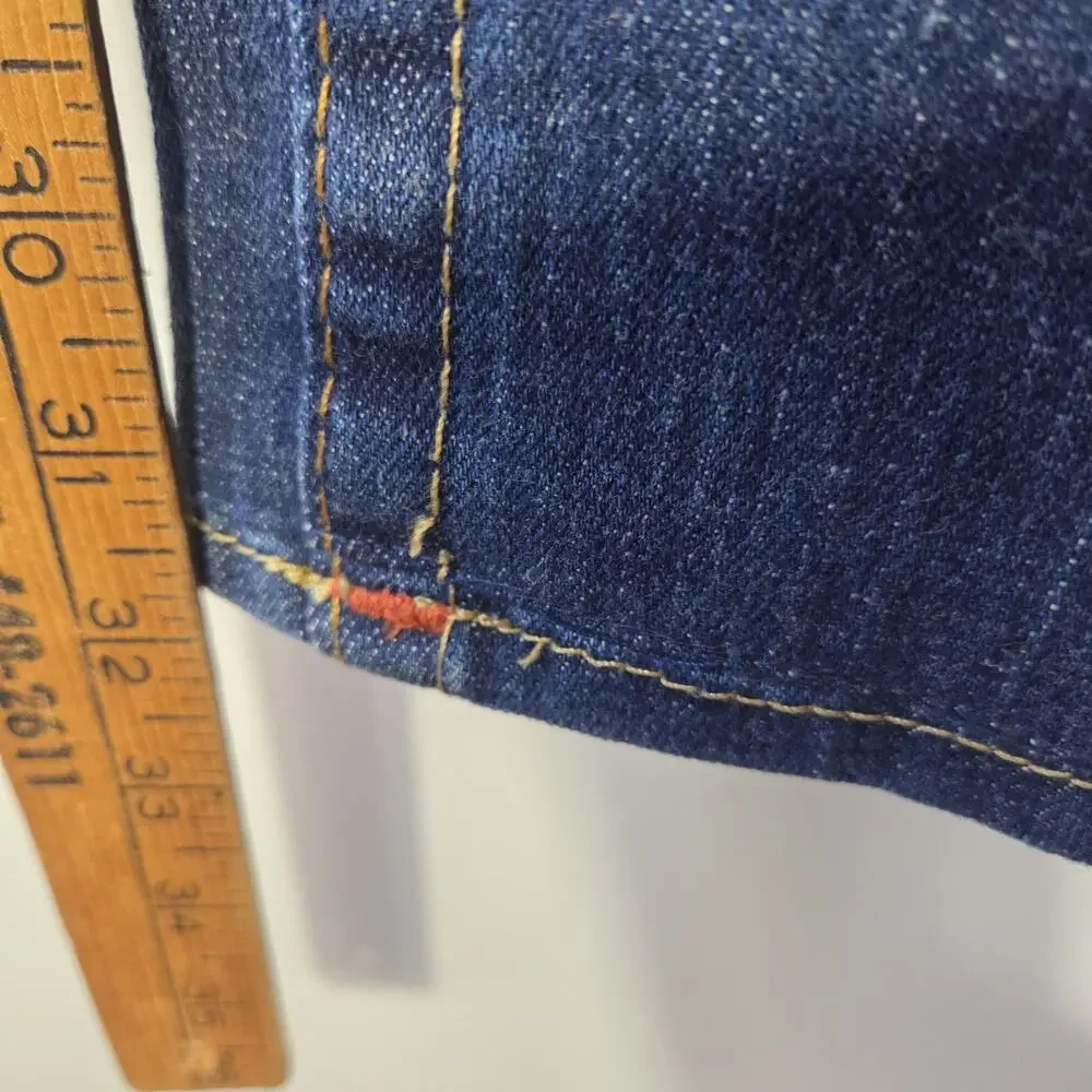 True Religion Logan Jeans Men's 34 x 33 Made in USA Y2K Button Fly Straight Leg